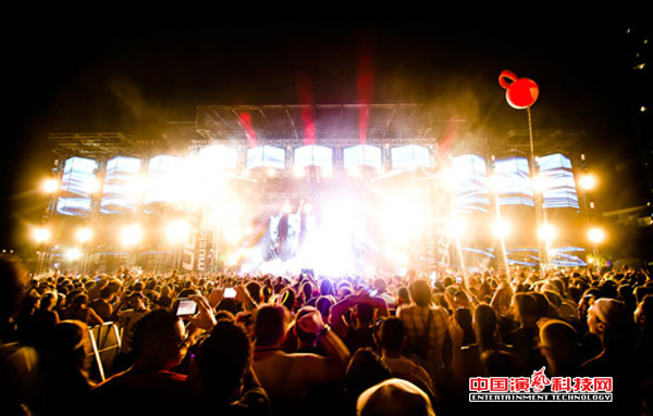 户外演出舞台灯光设计要素效果图