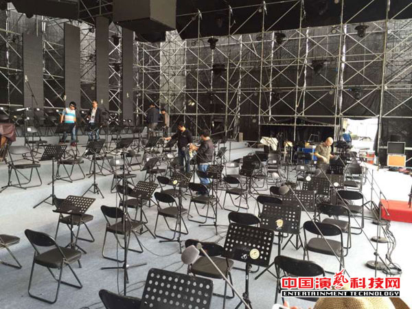 扩声及录音系统的设计“辰山草地广播音乐节”效果图