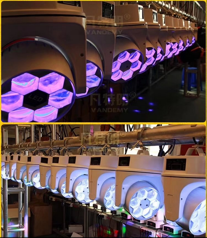 如何安装LED摇头灯效果图