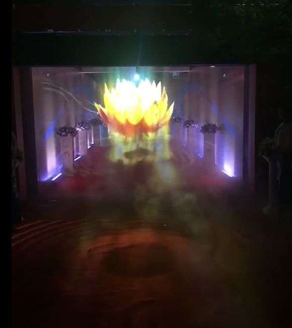 高科技全息3D雾屏 雾帘设备基本参数效果图