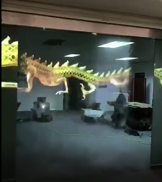 俄罗斯先出空气分子成像雾屏设备效果图