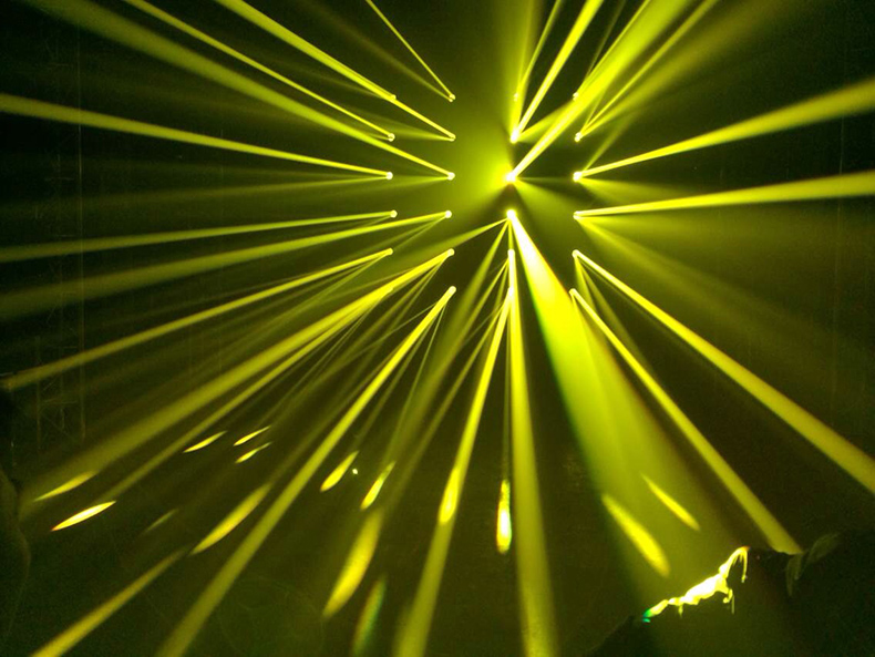 舞台灯光摇头灯结构效果图